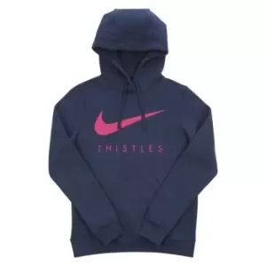 Image of Nike Scottish Thistles Netball OTH Hoodie Ladies - Blue