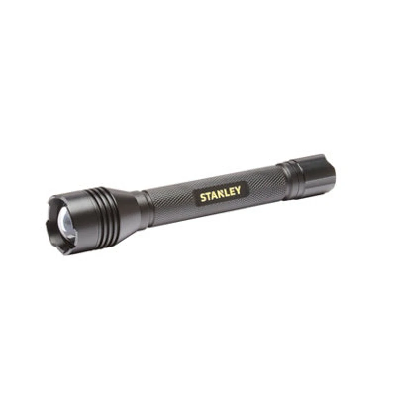 Image of Stanley 280 Lumen Battery Powered LED Adjustable Hand Torch in Black & Yellow