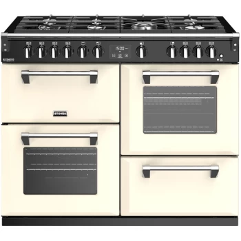 Image of Stoves Richmond Deluxe S1100G 110cm Gas Range Cooker with Electric Grill - Cream - A/A/A Rated