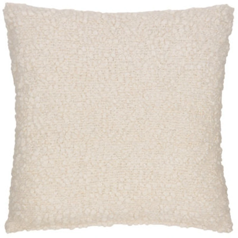 Image of Yard Ulsmere Boucle Cushion in Ecru Size: 45cm x 45cm Ecru Unisex 45cm x 45 cm