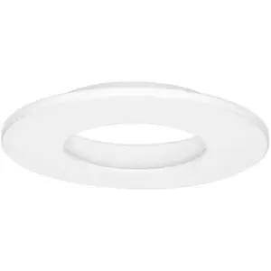 Image of Aurora Enlite E8 Fixed IP65 Aluminium Downlight Bezel - White - EN-BZE8W