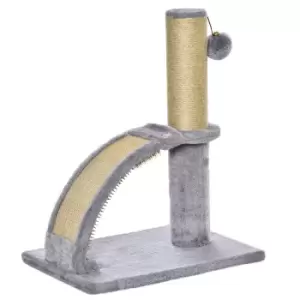 Image of Pawhut Cat Tree Activity Center With Scratching Massage Board And Hanging Ball