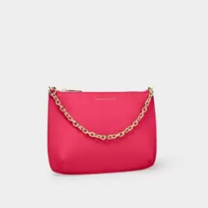 Image of Fuchsia Astrid Chain Clutch KLB2979