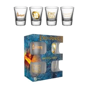 Image of Lord of the Rings Ring Shot Glasses