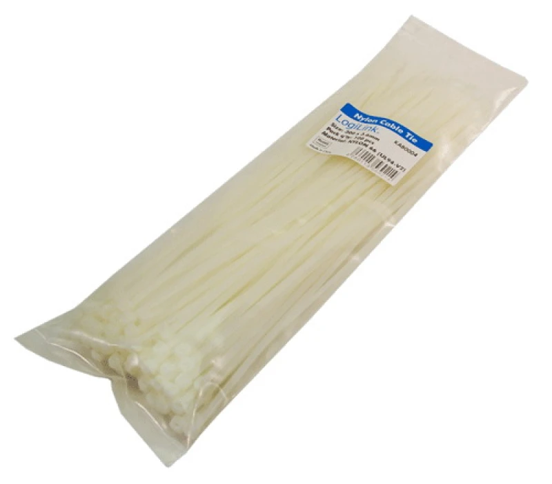 Image of LogiLink KAB0004 cable tie Nylon White