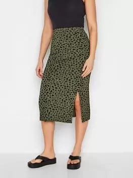 Image of Long Tall Sally Long Long Tall Sally Sally Ditsy Print Black Skirt, Black, Size 12, Women