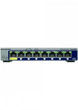 Image of Netgear GS108T 8-Port Gigabit Smart Switch