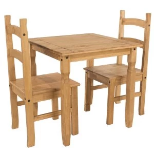Image of Halea Square Dining Table & 2 Chairs