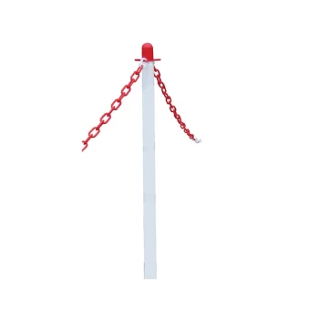 Image of Faithfull FAICHPOSTWH Plastic Post for Chain - White