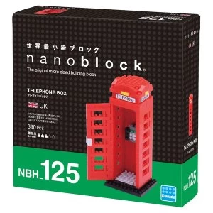 Image of Nanoblock Sights to See - Telephone Box Building Set