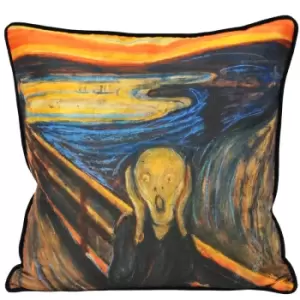 Image of Riva Home Scream Cushion Cover (45x45cm) (Multi) - Multi