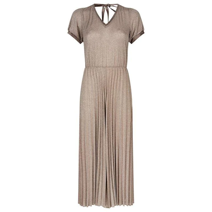 Image of James Lakeland Gold Pleated Jumpsuit - 8