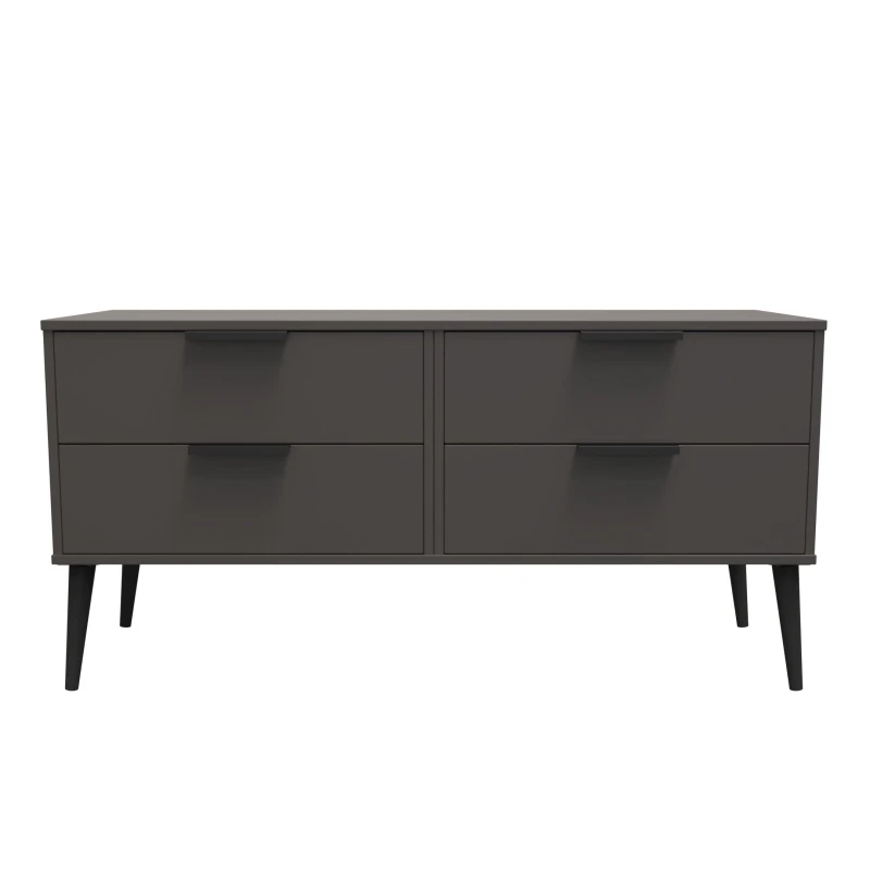 Image of Fuji 4 Drawer Bed Box In Graphite (Ready Assembled)