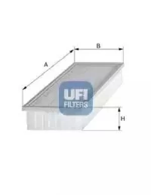 Image of 30.032.00 UFI Air Filter