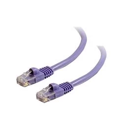 Image of C2G 1m Cat5E 350 MHz Snagless Patch Cable - Purple