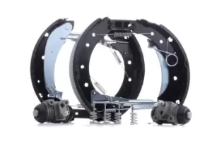 Image of Bosch Brake Set, drum brakes 0 204 114 537 FIAT,PEUGEOT,CITROEN,DUCATO Kasten (244),DUCATO Pritsche/Fahrgestell (230),DUCATO Bus (230)