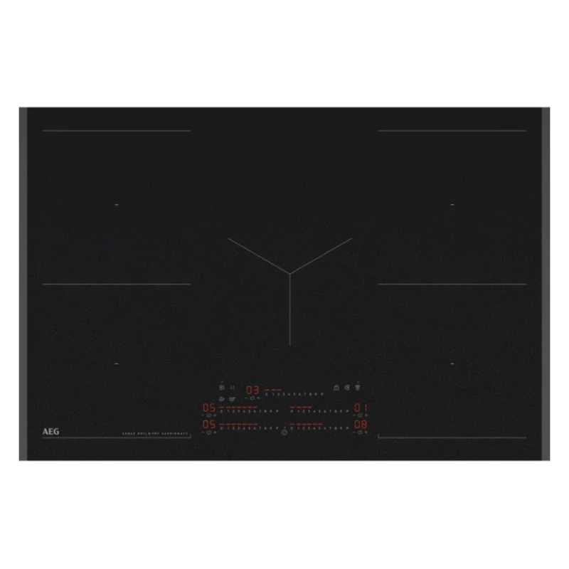 Image of AEG 8000 Sense Boil+Fry SaphirMatt TK85IM30FZ 78cm Induction Hob - Matt Black