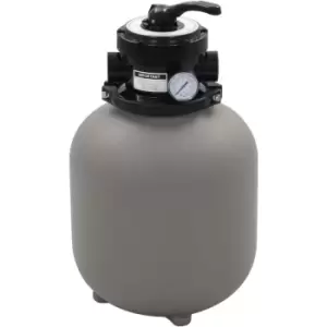 Image of Pool Sand Filter with 4 Position Valve Grey 350 mm - Grey - Vidaxl