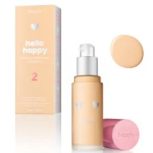 Image of benefit Hello Happy Flawless Liquid Foundation (Various Shades) - Shade 02