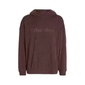 Image of Calvin Klein L/S HOODIE - Brown