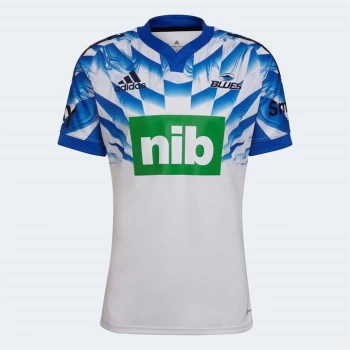 Image of adidas Blues Rugby Away Shirt 2022 - White/Blue