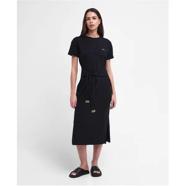 Image of Barbour International Whitson Midi Dress - Black 10