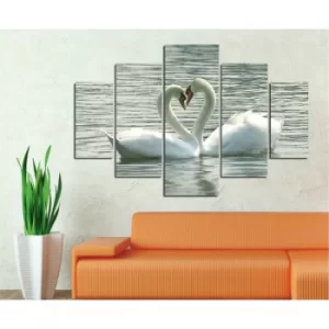 Image of ST085 Multicolor Decorative MDF Painting (5 Pieces)