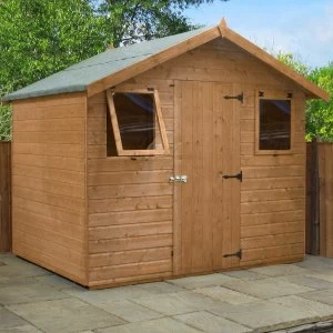 Image of Mercia Premium Pressure Treated Shiplap T&G Apex Shed - 6' x 8'