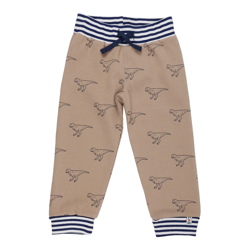 Image of Lilly + Sid Dino Print Joggers Grey