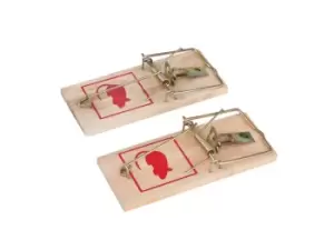 Image of Fixman 647990 Wooden Mouse Trap 2pk