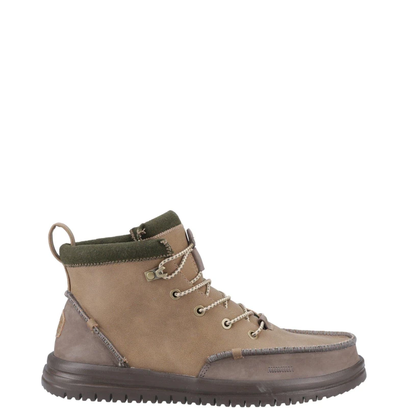 Image of HEYDUDE Bradley Tumbled Classic Boots Brown male 7 (41)