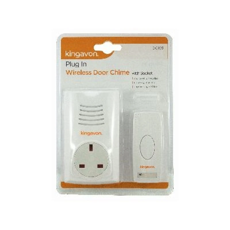 Image of Kingavon Plug In Wireless Door Chime With Socket
