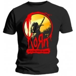 Image of Korn Stage Mens Black T Shirt: Medium