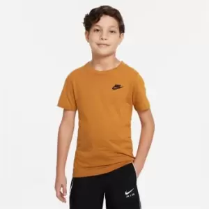 Image of Nike Futura T Shirt Junior Boys - Yellow