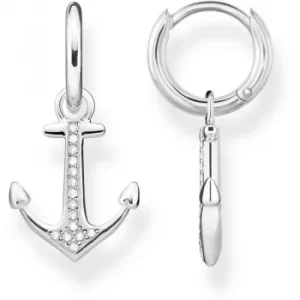 Image of Thomas Sabo Love Anchor Hoop Earrings