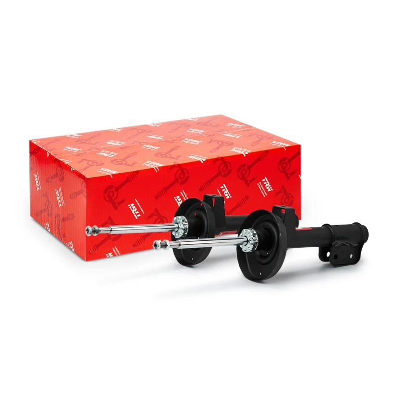 Image of TRW JGM166T Shock absorber Front Axle, Gas Pressure, Twin-Tube, Suspension Strut, Top pin Shock Absorber (854)
