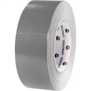 Image of TOOLCRAFT 54B48L20AC 54B48L20AC Cloth tape Gaffer Grey (L x W) 20 m x 48mm