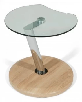 Image of Linea Kansas Oak End Table Brown
