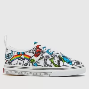 Image of Vans Multi Authentic Crayola Tdlr Toddler Trainers