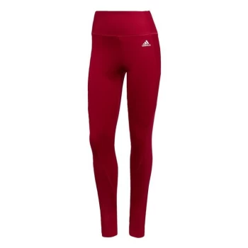 Image of adidas x Zoe Saldana Sport Leggings Womens - Legacy Burgundy
