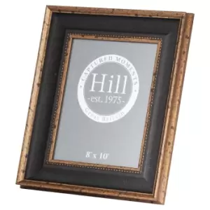 Image of Black And Antique Gold Beaded 8X10 Photo Frame