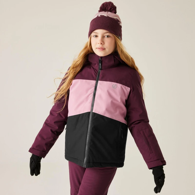 Image of Dare 2b Unisex Kids Send It! Ski Insulated Waterproof Jacket Fig unisex 3-4yrs