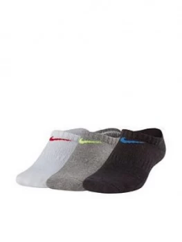 Image of Nike Childrens Pack Of 3 Everyday Socks - Multi