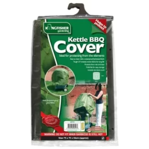 Image of Kingfisher Kettle BBQ Barbecue Cover Green UV Treated Garden Furniture