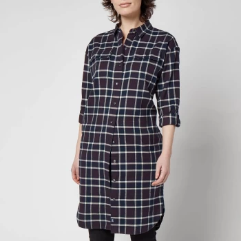 Image of Barbour Womens Millcross Dress - Java Check - UK 8