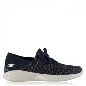 Image of Skechers YOU Prom Trainers Ladies - Navy/Grey