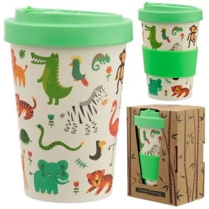 Image of Zooniverse Reusable Screw Top Bamboo Composite Travel Mug
