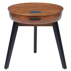 Image of Jual San Francisco Walnut Smart Lamp Table