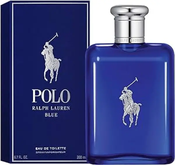 Image of Ralph Lauren Polo Blue Eau de Toilette For Him 200ml