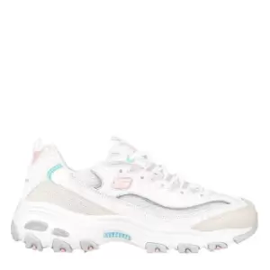 Image of Skechers Layered Qtr Webbing Lace-Up W - White